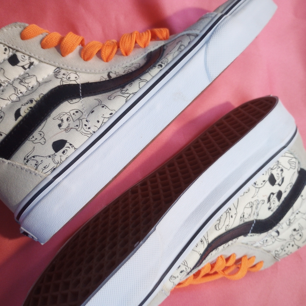 Vans Sneakers with Orange and Black Accents